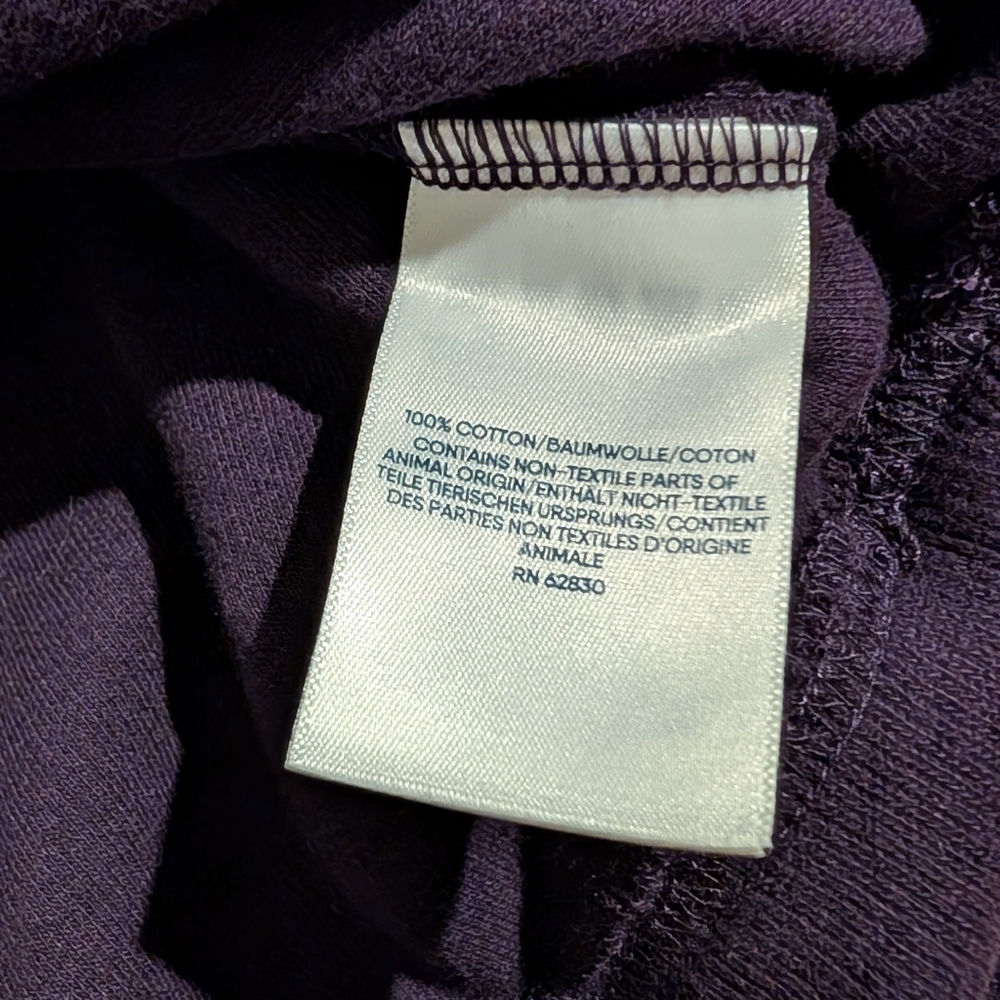 Land's End Men's Deep Plum Quarter-Zip Sweater - XL - Picture 6 of 10